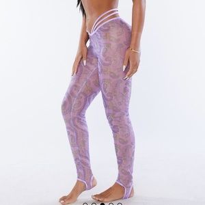 Savage X Fenty bohemian paisley open back leggings